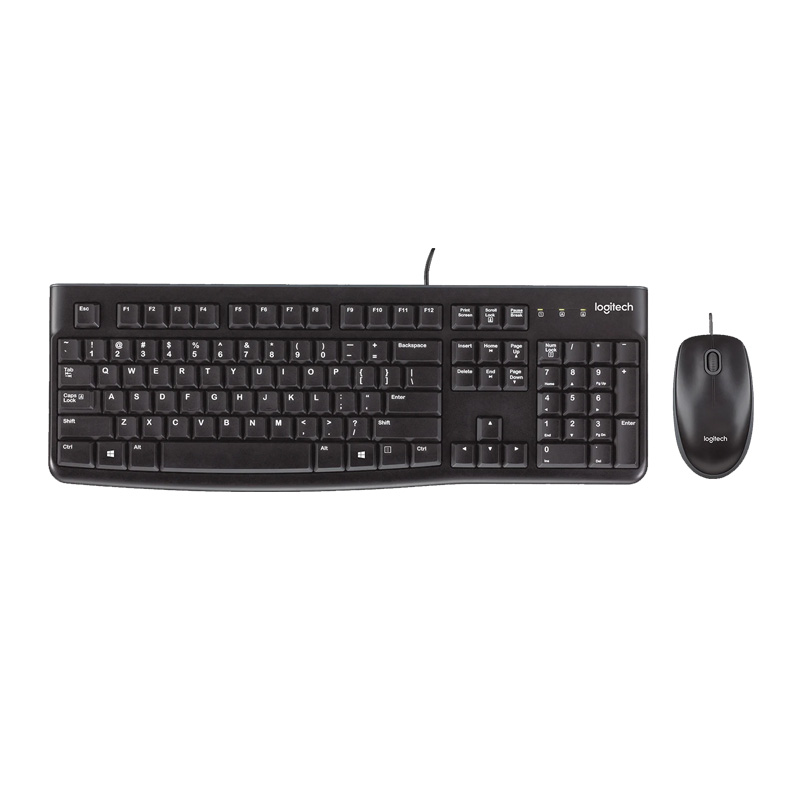 Picture of Logitech MK120 USB 2.0 Keyboard and Mouse Combo  (Black)